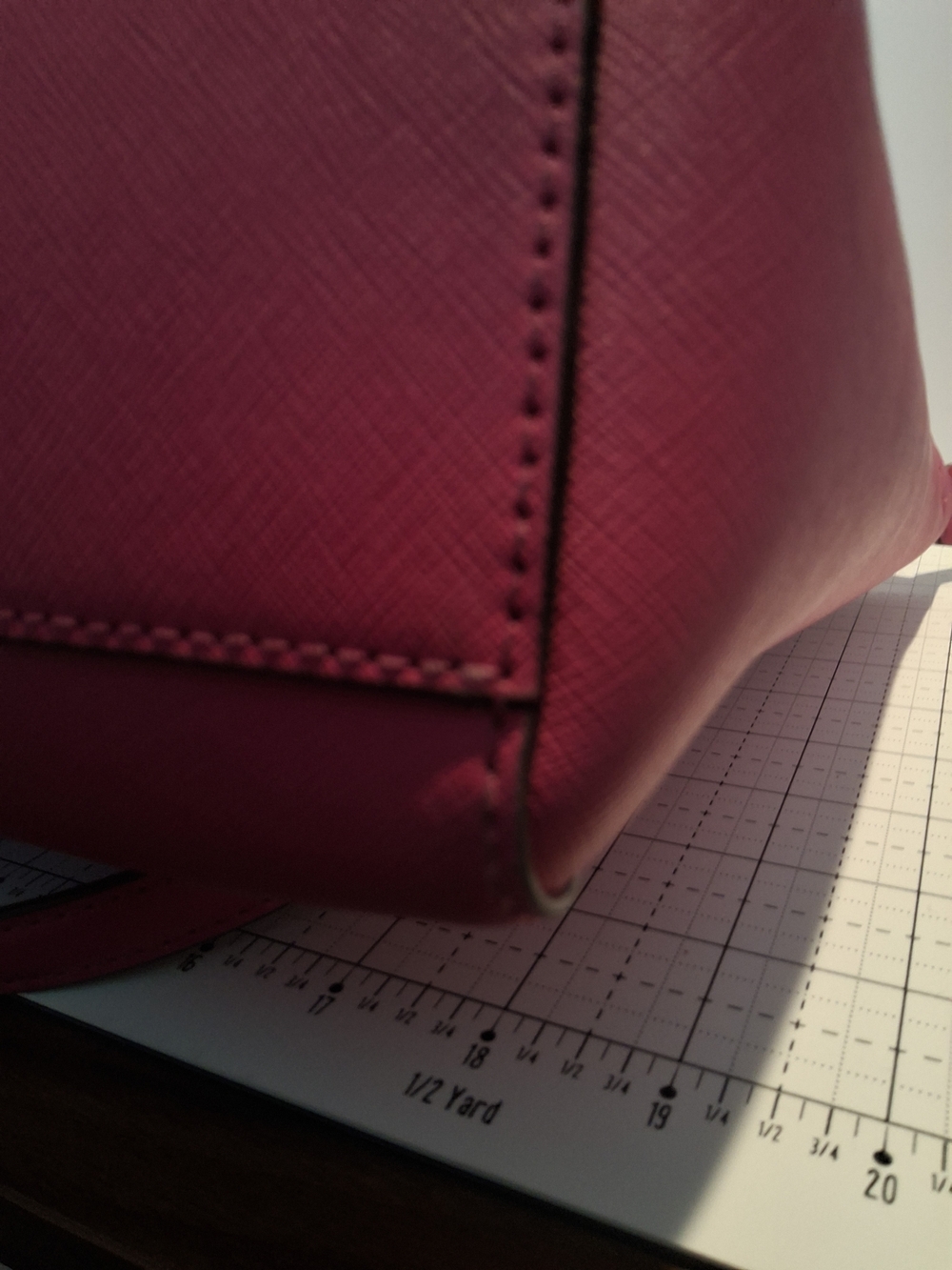 Michael Kors Pink Saffiano Leather Tote Bag - Picture 10 of 16
